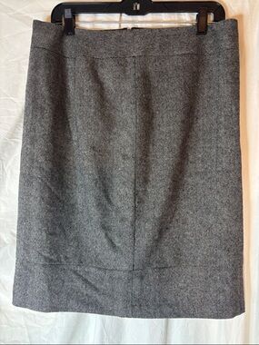 The Limited Gray Tweed Pencil Skirt